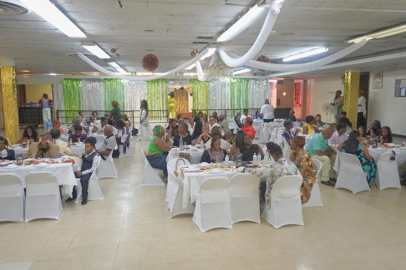 Guests seated at a BICA brunch gathering in New York.